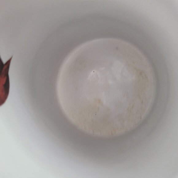 Lang & Wise 2002 Collector Mug "And Heaven And Nature Sing" Red Bird Design 12 O - Picture 4 of 5